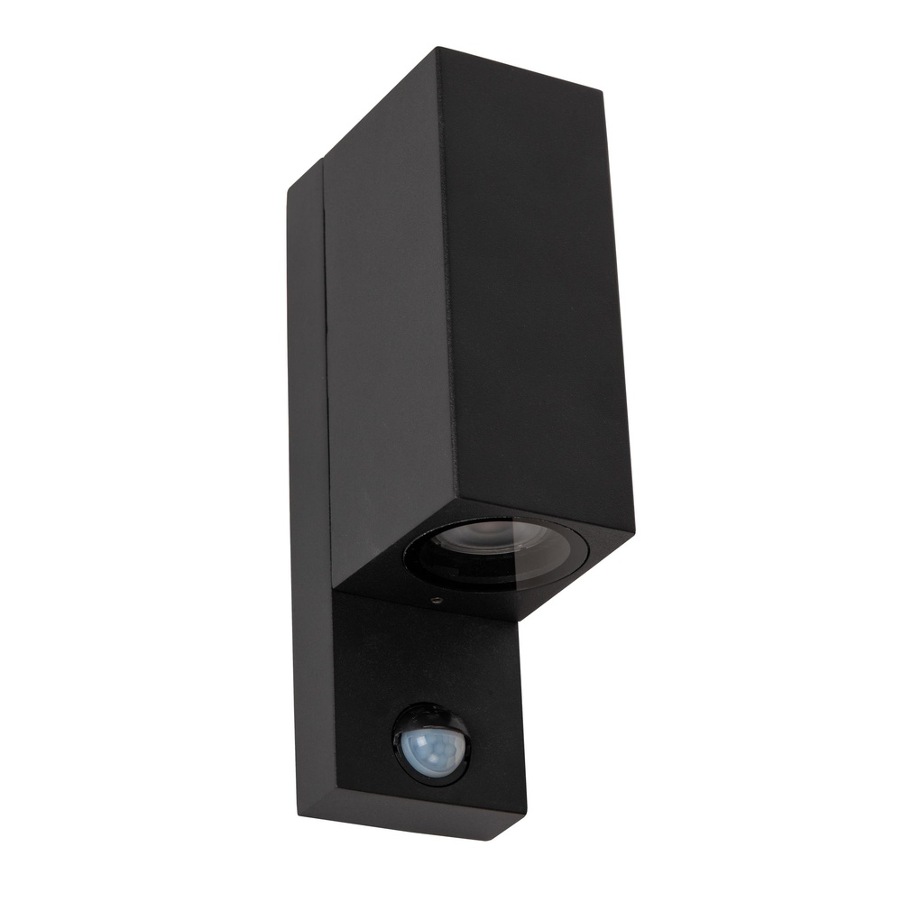 Lucide Design wandspotZaro up & down zwart met sensor - 69802/02/30